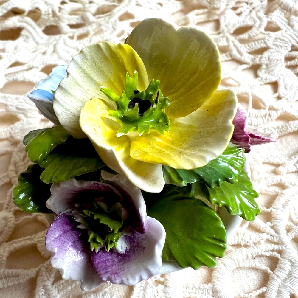 VINTAGE COAL PORT BONE CHINA FLORAL